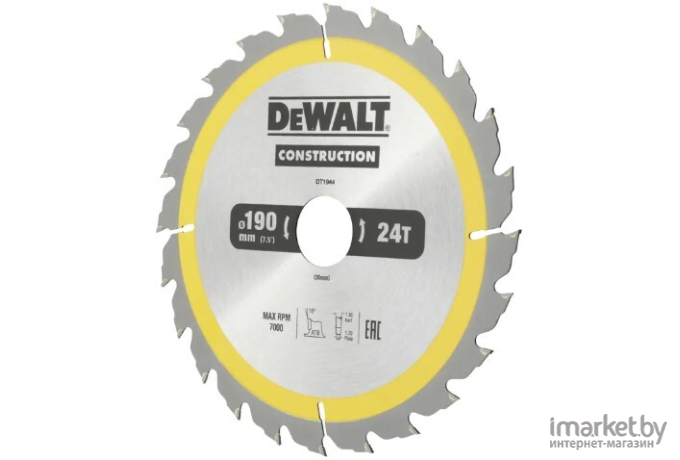 Диск пильный DeWalt DT1944