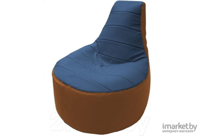 Кресло-мешок Flagman кресло Трон Т1.3-25 синий/оранжевый