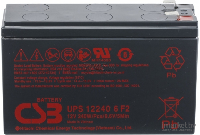 Аккумулятор для ИБП CSB UPS 12240 6 F2