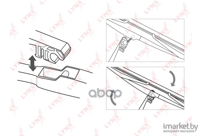 Щетки стеклоочистителя LYNXauto LR35E