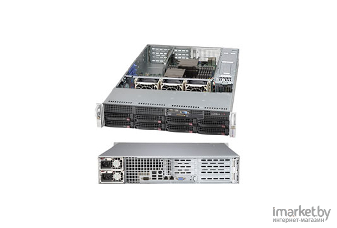 Supermicro 2U 2x740W [CSE-825TQC-R740LPB]