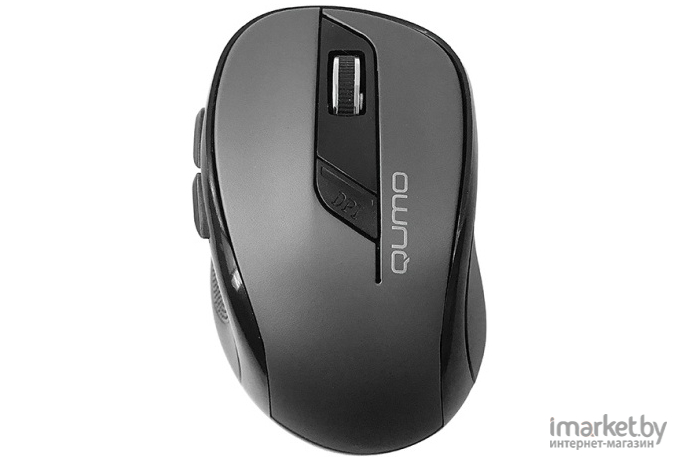 Мышь QUMO Office  Line Gray M63 6 кнопок беспроводная [24360]