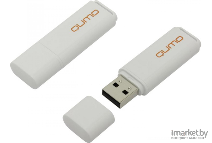 Usb flash QUMO 8GB 2.0 Optiva 01 QM8GUD-OP1-white White (21123)