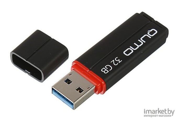 Usb flash QUMO 32GB 3.0 Speedster QM32GUD3-SP-black Black [19658]