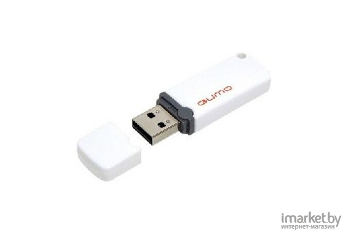 Usb flash QUMO 64GB 2.0 Optiva 02 QM64GUD-OP2-white [18507]