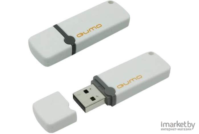 Usb flash QUMO 16GB 2.0 Optiva 02 QM16GUD-OP2-white White [17825]