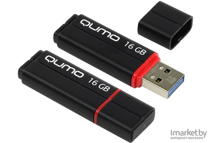 Usb flash QUMO 16GB 3.0 Speedster QM16GUD3-SP-black (19655)