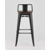 Стул Stool Group Tolix Soft черный матовый [LF630A MATTE BLACK 3474+PU7005]