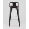 Стул Stool Group Tolix Soft черный матовый [LF630A MATTE BLACK 3474+PU7005]