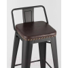 Стул Stool Group Tolix Soft черный матовый [LF630A MATTE BLACK 3474+PU7005]