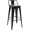 Стул Stool Group Tolix Soft черный матовый [LF630A MATTE BLACK 3474+PU7005]