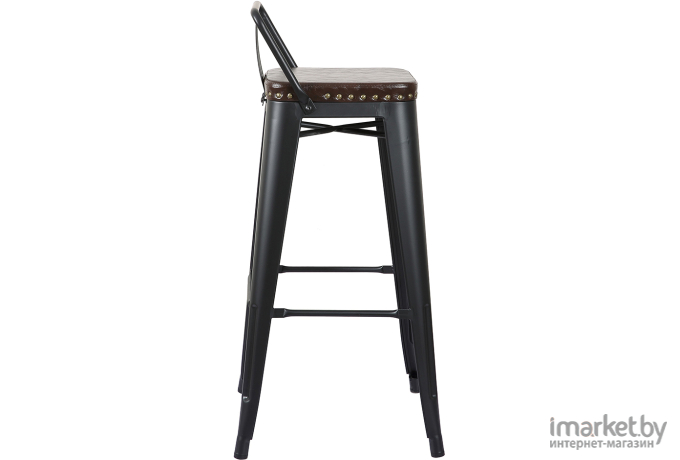 Стул Stool Group Tolix Soft черный матовый [LF630A MATTE BLACK 3474+PU7005]