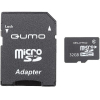 Карта памяти QUMO MicroSDHC 32GB Сlass 10 UHS-I ,3.0 с адаптером SD QM32GMICSDHC10U1 [18742]