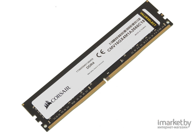 Оперативная память Corsair 16GB DDR4 PC-19200 [CMV16GX4M1A2666C18]