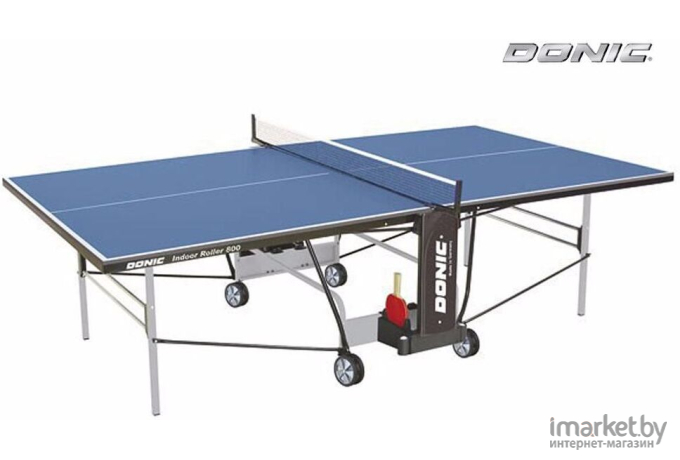 Теннисный стол Donic Indoor Roller 800- 19 мм синий/ зеленый