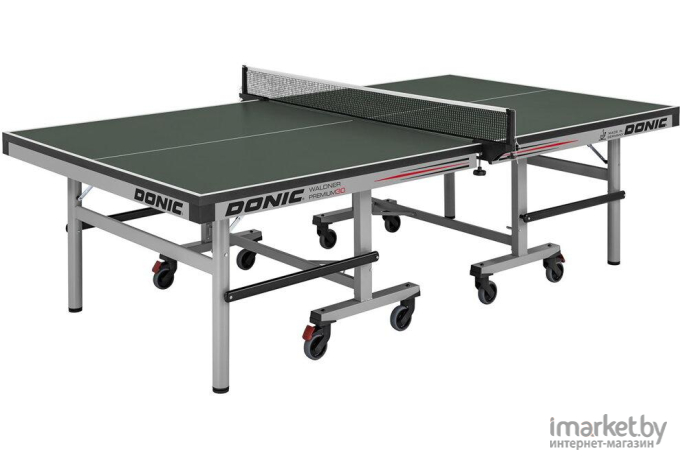 Теннисный стол Donic Waldner Premium 30 одобрен ITTF 30 мм ролики рама зеленый/ синий