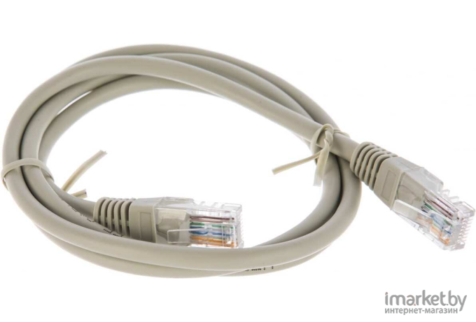Кабель Cablexpert Патч-корд UTP PP12-1M серый [PP12-1m]