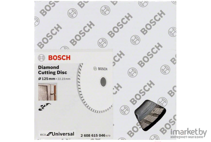 Алмазный диск Bosch Eko Universal Turbo D125 10 шт [2.608.615.046]