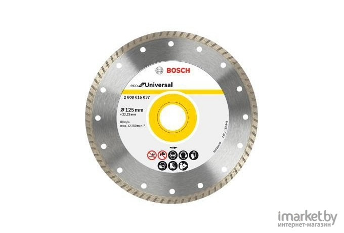 Алмазный диск Bosch Eko Universal Turbo D125 10 шт [2.608.615.046]