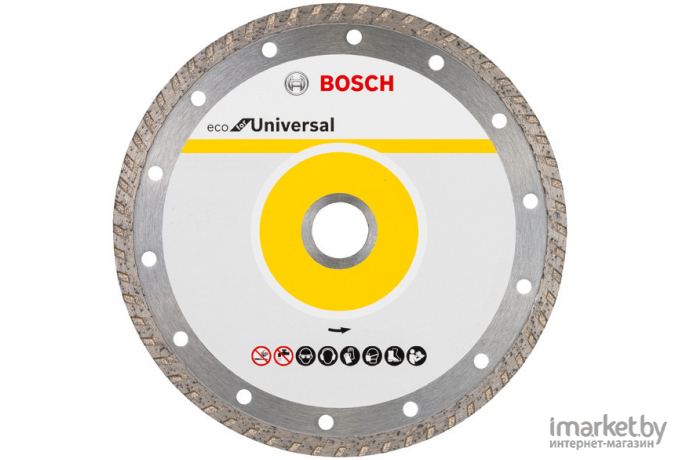 Алмазный диск Bosch Eko Universal Turbo D125 10 шт [2.608.615.046]