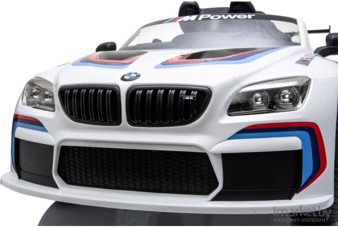 Детский электромобиль ChiLok Bo BMW M6 GT3 белый [668R]