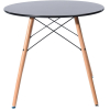 Стол обеденный Stool Group Eames DSW D 80 черный [CHAD BLACK]