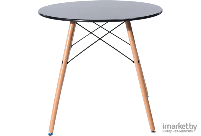 Стол обеденный Stool Group Eames DSW D 80 черный [CHAD BLACK]