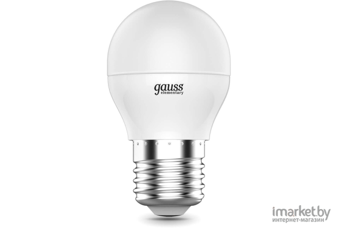 Лампа Gauss LED Elementary Globe 8W E27 4100K [53228]