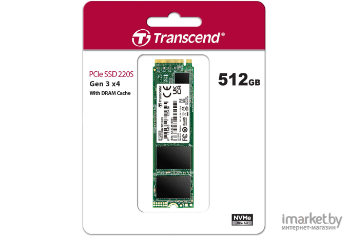 SSD диск Transcend 220S 512GB M.2 2280 [TS512GMTE220S]