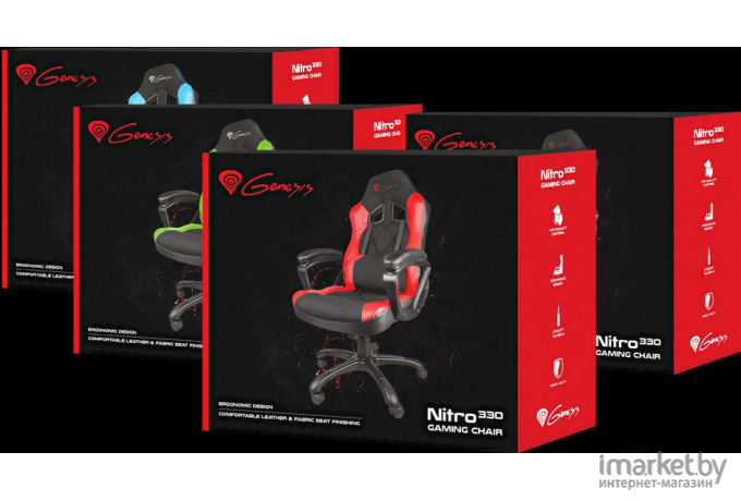 Игровое кресло Genesis Nitro 330 Black/Red [NFG-0752]