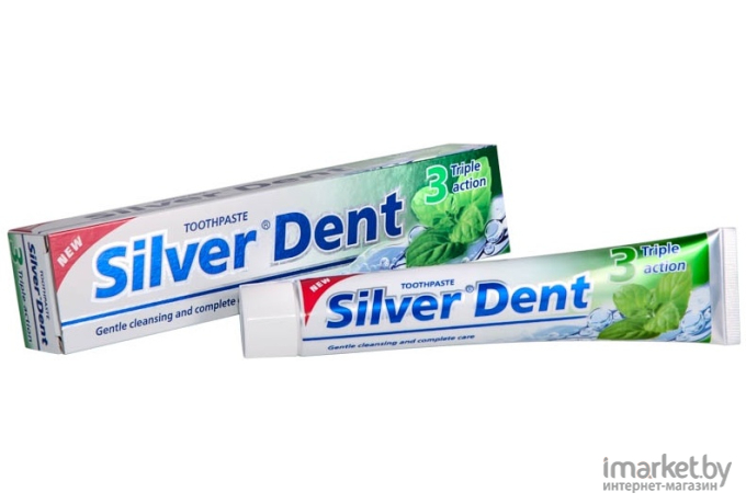 Зубная паста Modum Silver Dent тройное действие 100г
