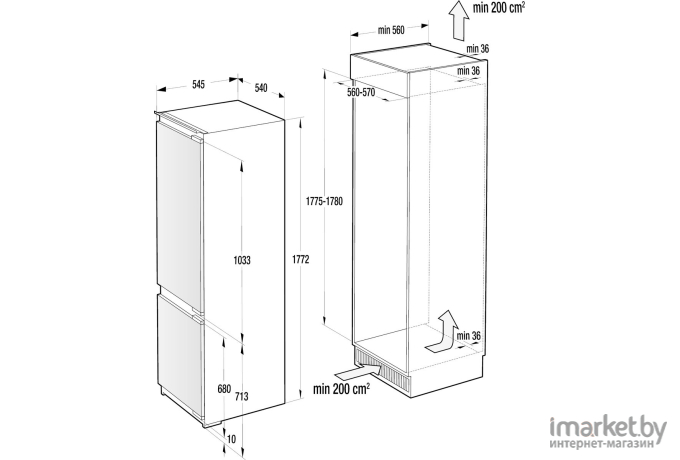 Холодильник Gorenje RKI2181E1