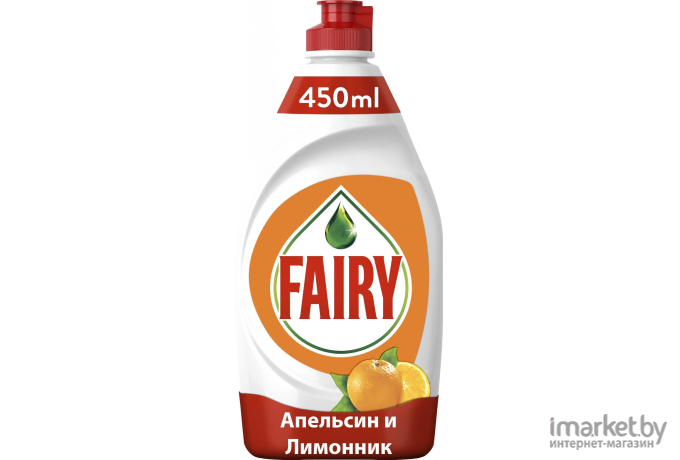 Средство для мытья посуды Fairy Окси Апельсин и Лимонник 450мл