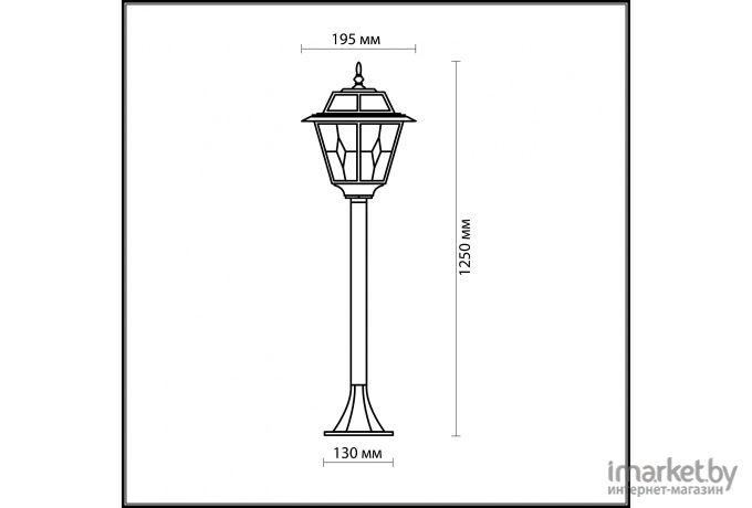 Фонарь уличный Odeon Light Outer [2318/1F]