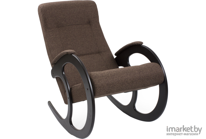 Кресло-качалка Мебель Импэкс Модель 3 ткань венге/Malta 15 А