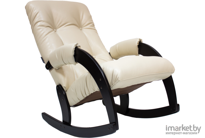 Кресло-качалка Мебель Импэкс Модель 67 венге/Polaris Beige