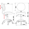 Офисное кресло Бюрократ KD-W6-F/AQUA голубой [1076911]