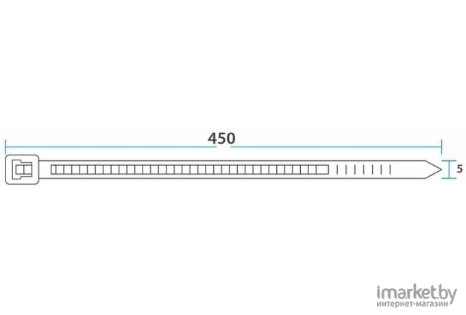  Rexant 5.0х450 мм 100 шт черный [07-0451-5]