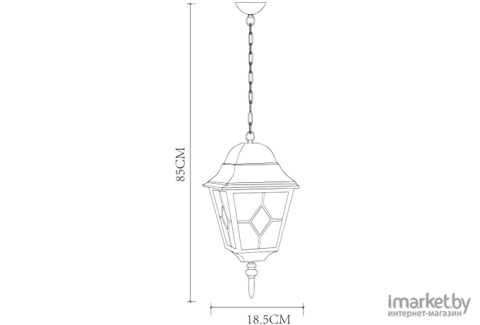 Фонарь уличный Arte Lamp Berlin [A1015SO-1BN]