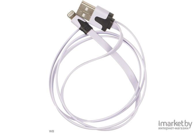 Кабель для компьютера Rexant USB для iPhone 5-6-7 1 м белый [18-1121-10]