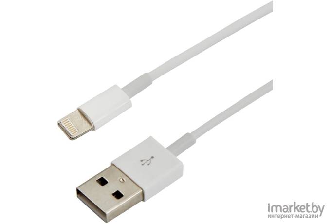 Кабель для компьютера Rexant USB для iPhone 5-6-7 1 м белый [18-1121-10]