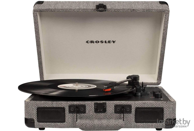 Виниловый проигрыватель Crosley CRUISER DELUXE Herringbone c Bluetooth [CR8005D-HB]