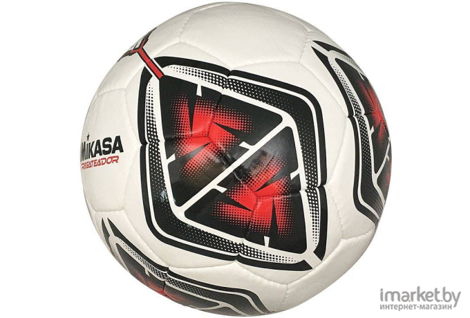 Футбольный мяч Mikasa Regateador 5-R pазмер 5 белый/красный/черный