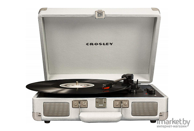 Виниловый проигрыватель Crosley CRUISER DELUXE White Sands c Bluetooth [CR8005D-WS]