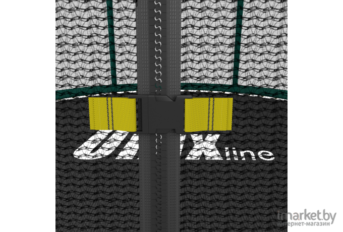 Батут Unix Line Supreme Game 12 ft-366 см Green с защитной сеткой и лестницей [TRUSUG12GR]