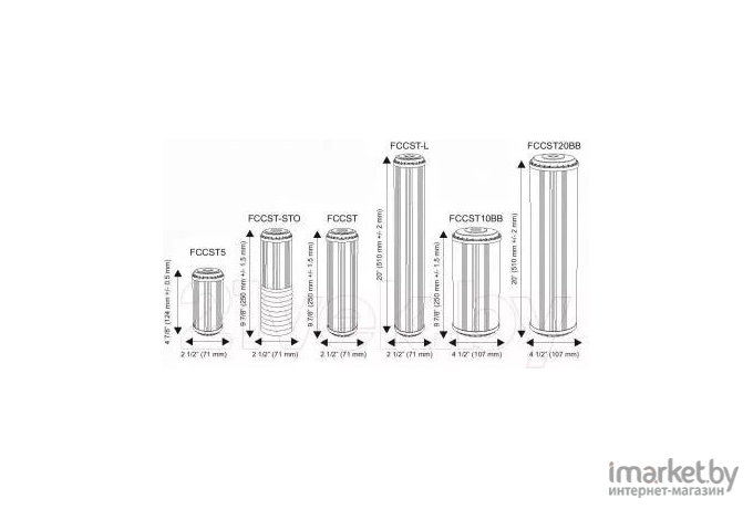 Картридж для фильтра Aquafilter FCCST20BB (умягчающий)