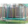 Батут Hasttings Classic 8 ft-244 см зеленый с защитной сеткой и лестницей