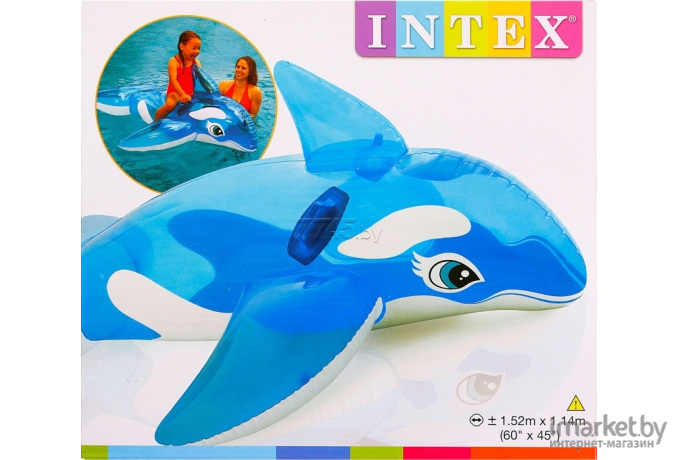 Игрушка для плавания Intex Кит 163х76см  3+ [58523NP]