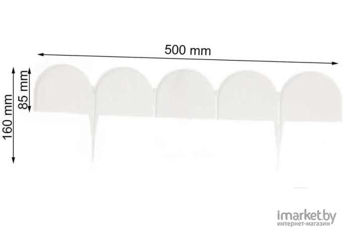 Бордюр садовый Prosperplast Garden Line терракот [IKRA-R624]