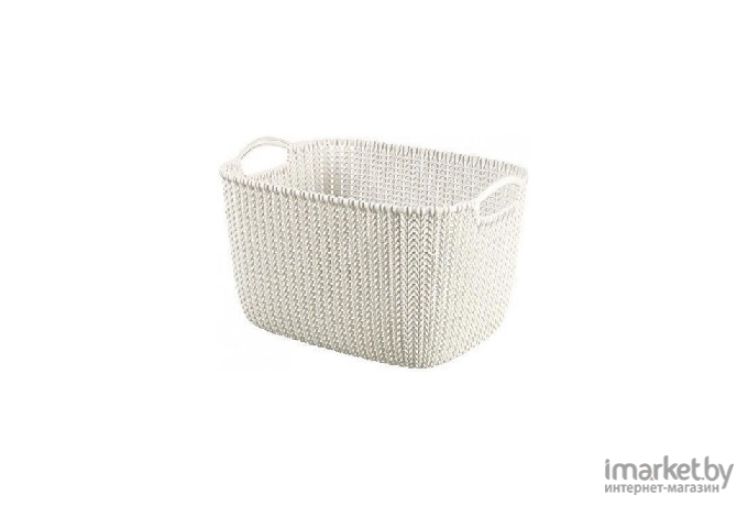 Корзина для хранения Curver Rect Knit L белый [03670-X64-00]